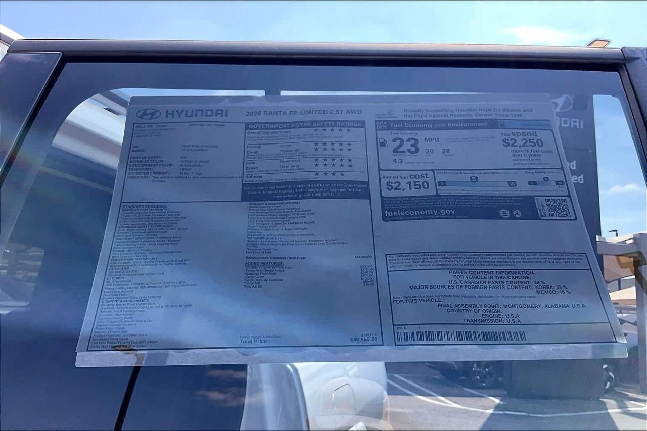 New 2026 Serenity White Hyundai Limited 6P image 22