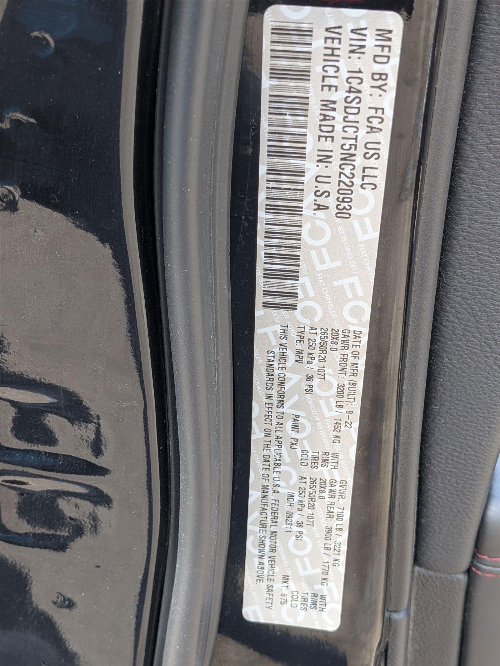 Used 2022 DB Black Clearcoat Dodge R/T image 41