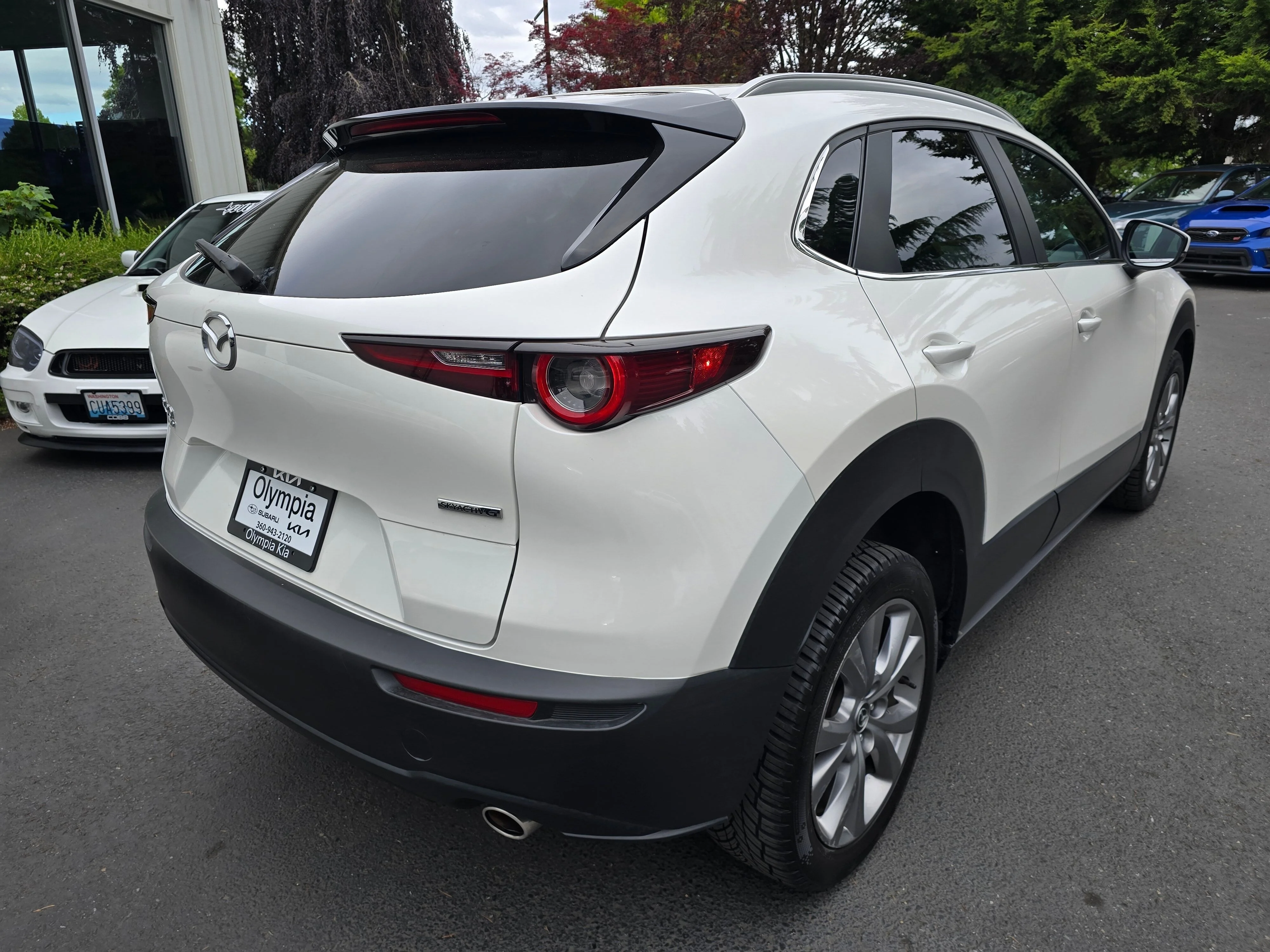 Used 2023 Snowflake White Pearl Mazda 2.5 S Preferred Package image 4