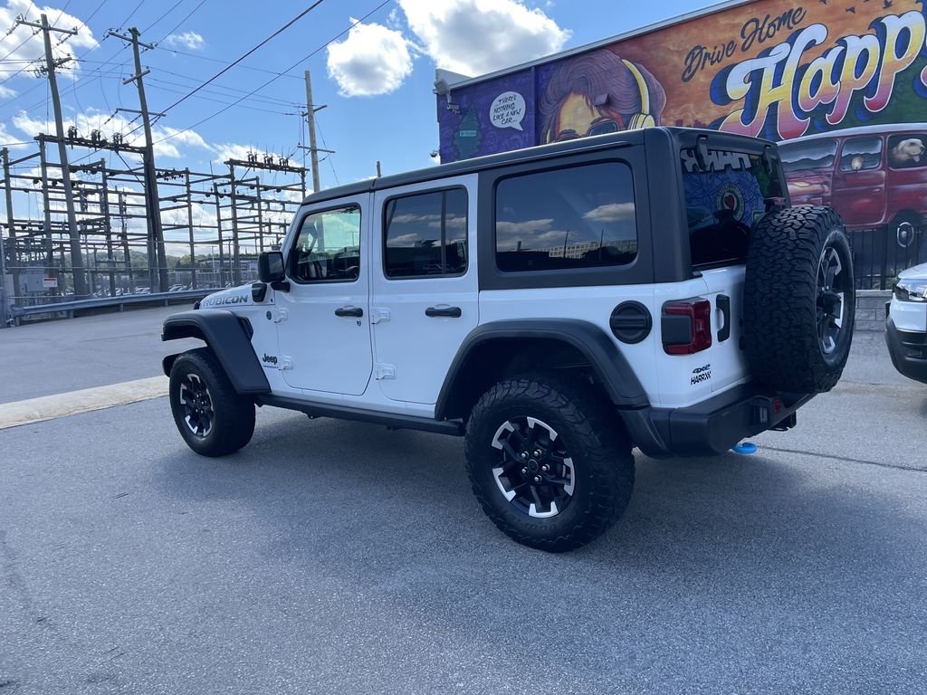 Used 2024 White Jeep Rubicon 4xe image 3