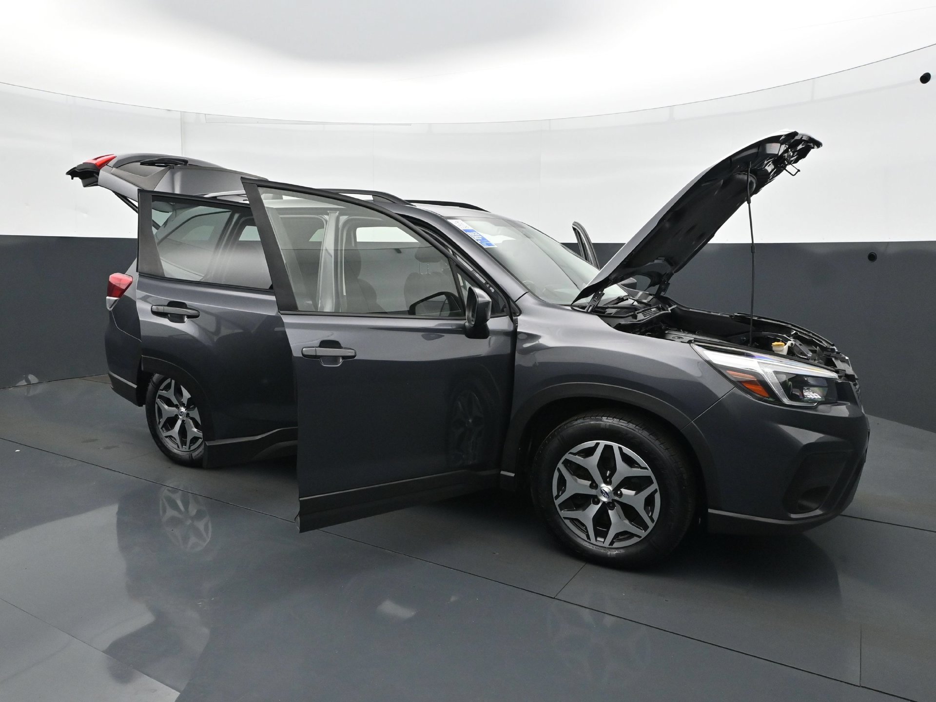 Used 2021 Magnetite Gray Metallic Subaru Premium image 38