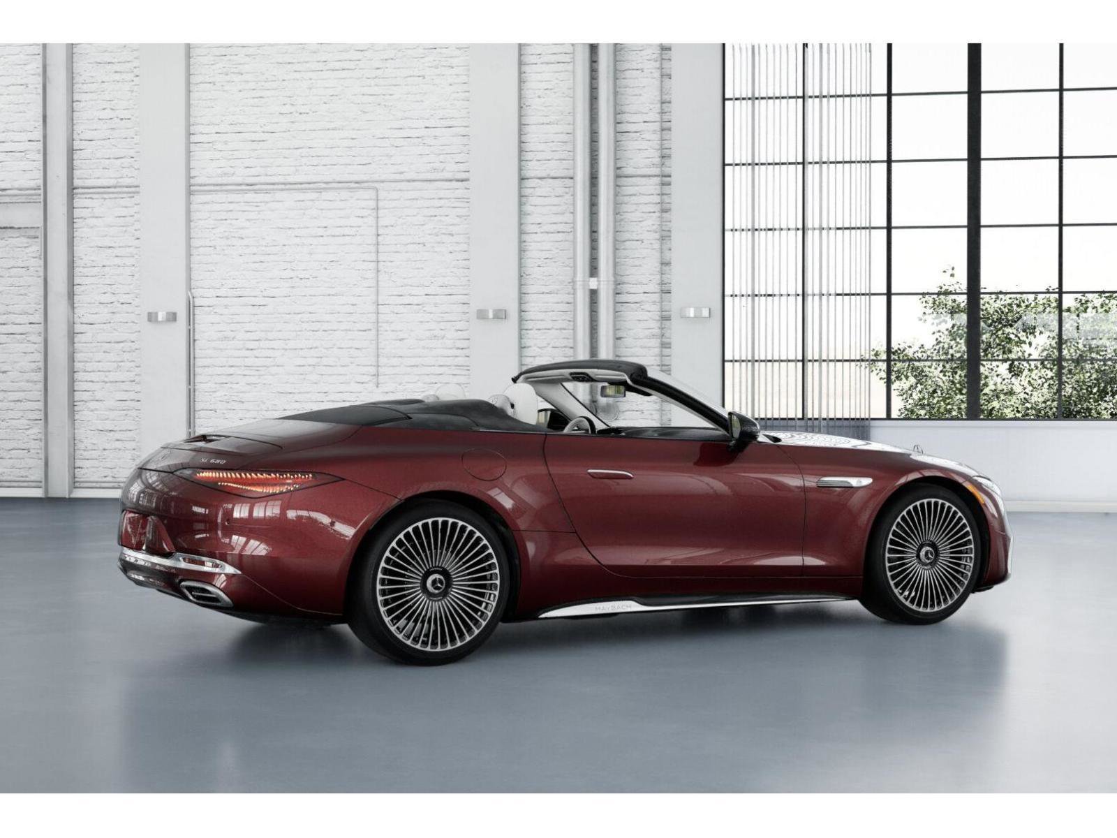 New 2026 MANUFAKTUR exclusive barolo red metallic Mercedes-Benz Maybach SL 680 Monogram Series image 19