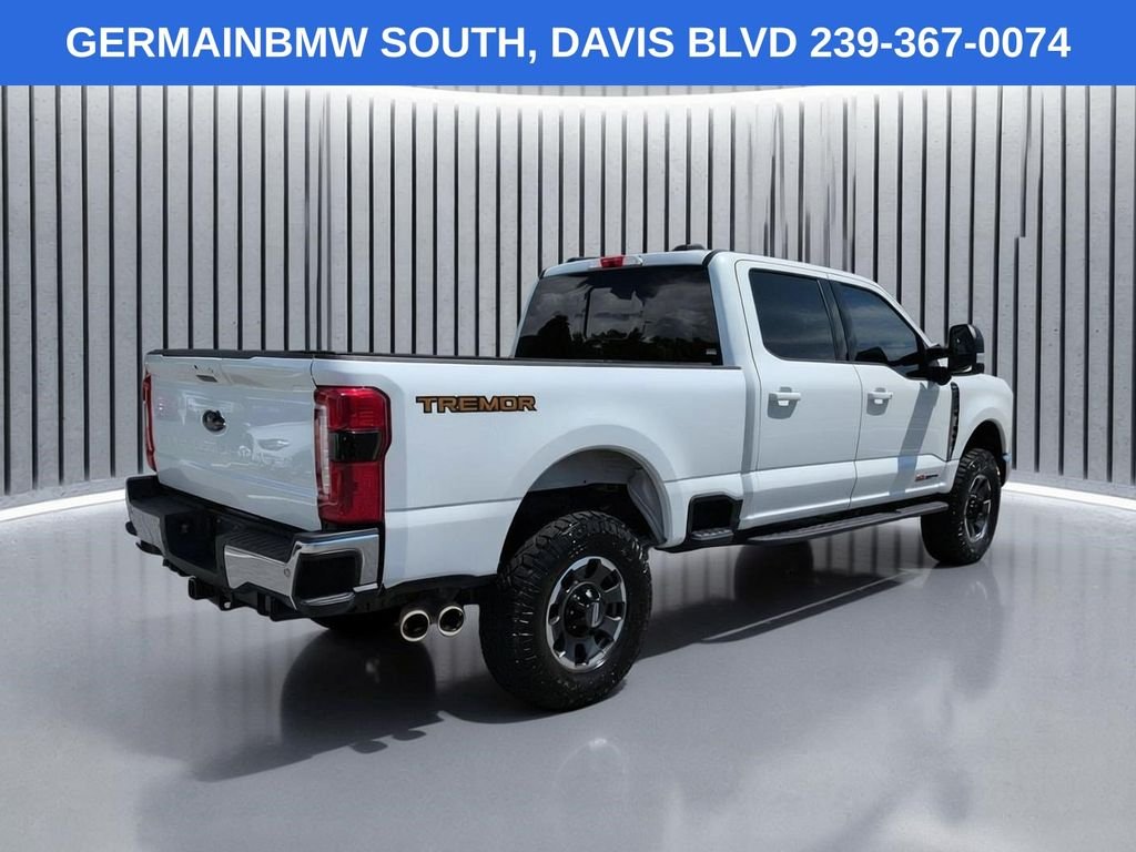 Used 2024 White Metallic Ford Lariat image 5