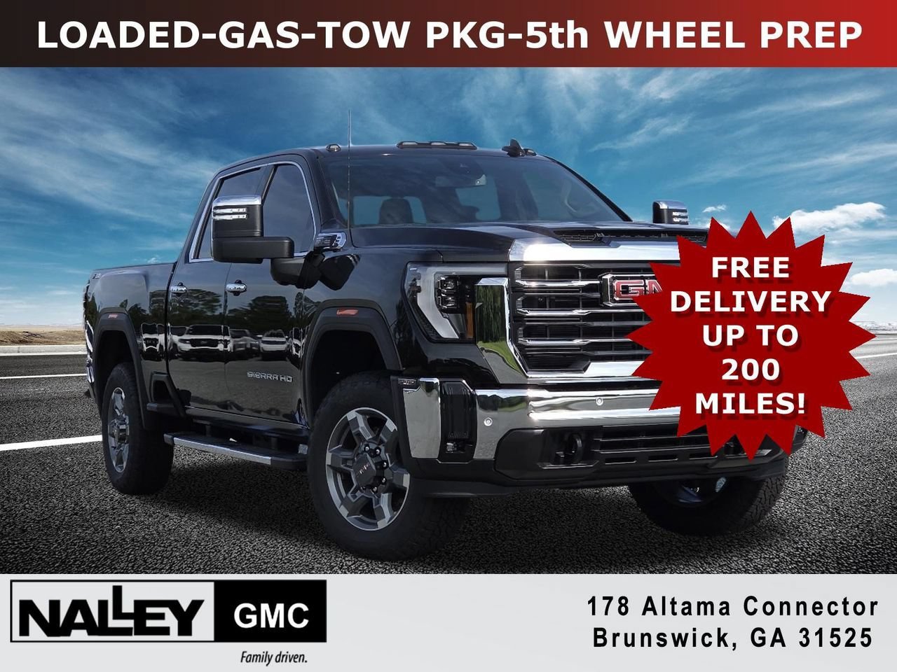 New 2026 Onyx Black GMC SLT image 1