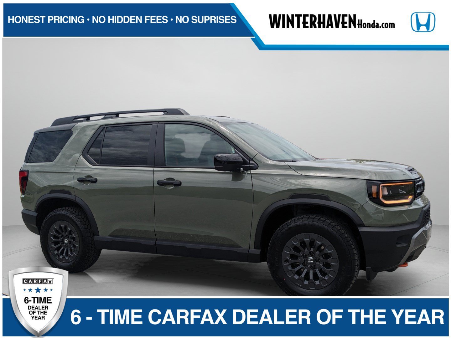 New 2026 Ash Green Metallic Honda TrailSport image 1
