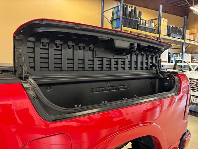 Used 2019 Flame Red Clearcoat Ram Laramie image 26
