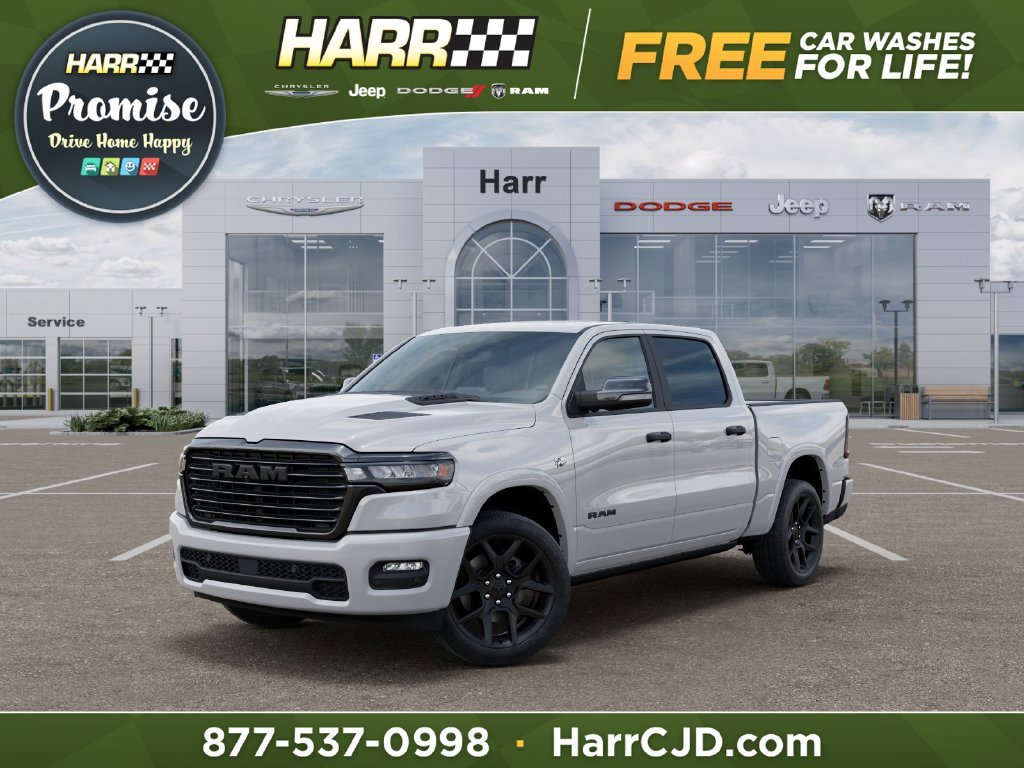 New 2026 Bright White Clear-Coat Exterior Paint RAM Laramie image 1