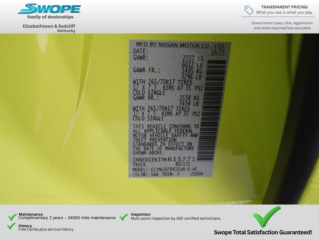 2026 Nissan Frontier PRO-4X - Photo 26