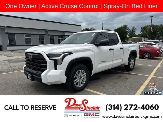 Used 2022 White Toyota SR5 Double Cab 6.5