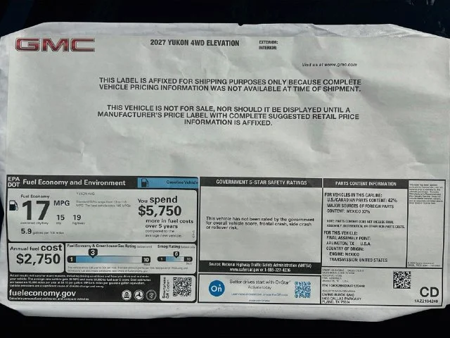 2027 GMC Yukon Elevation - Photo 21
