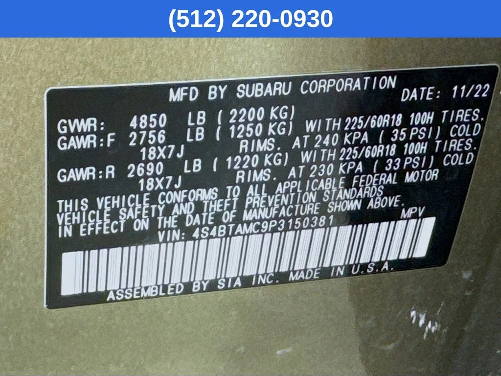 New 2023 Brown Subaru Limited image 40