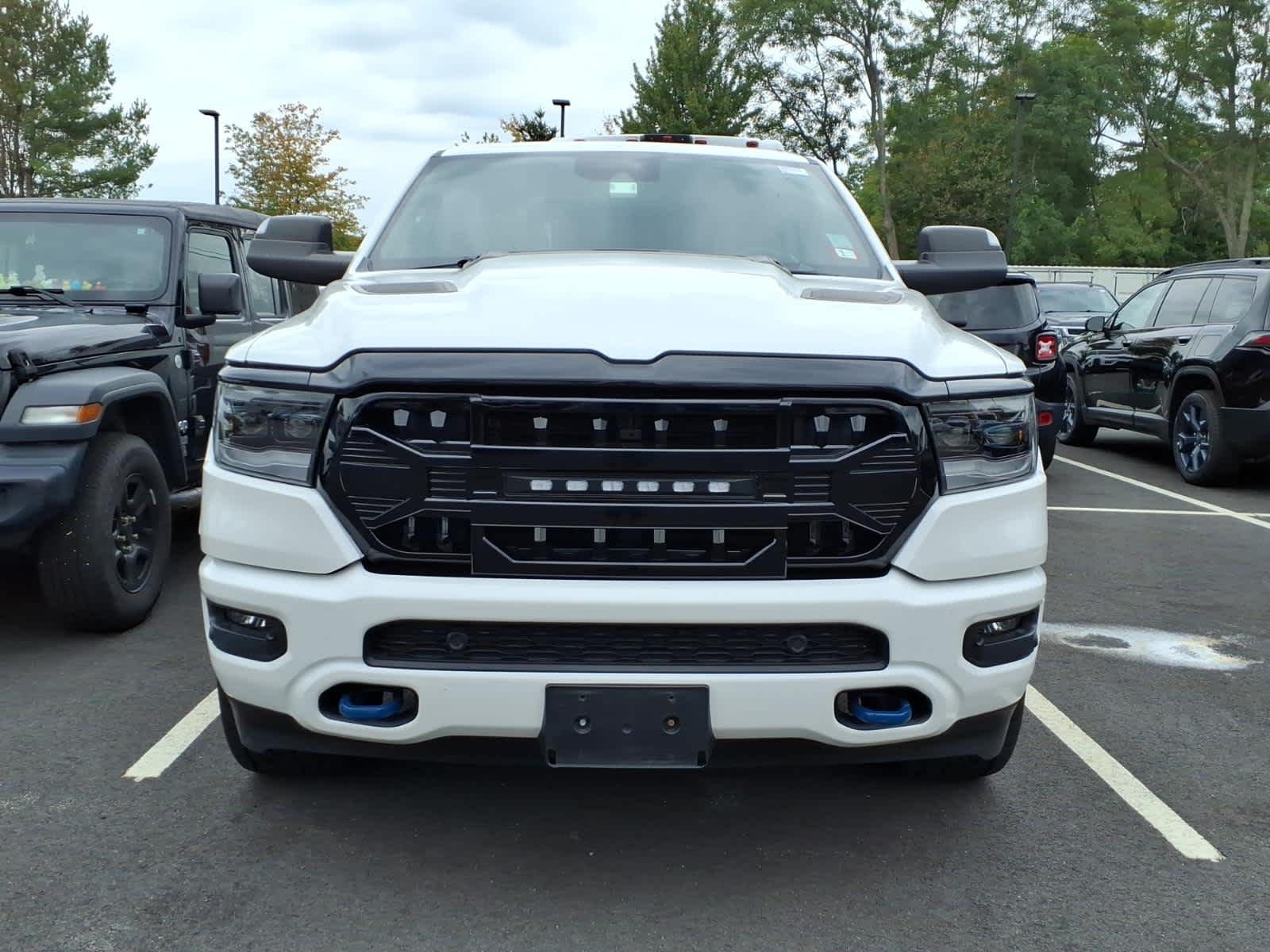 Used 2022 Ivory White Tri-Coat Pearlcoat Ram Laramie image 2