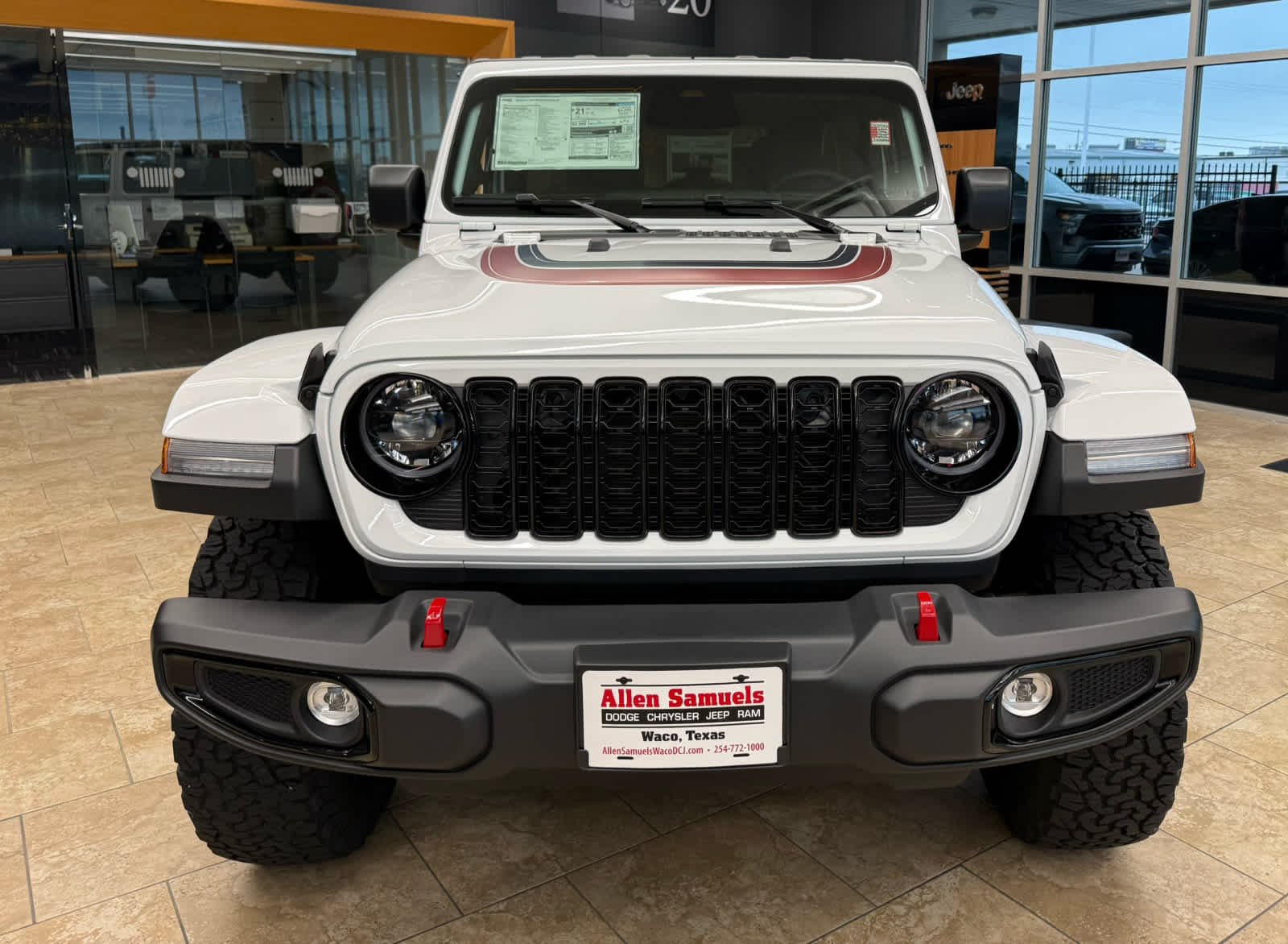 New 2026 BRIGHT WHITE CLEAR COAT Jeep Sport S image 3