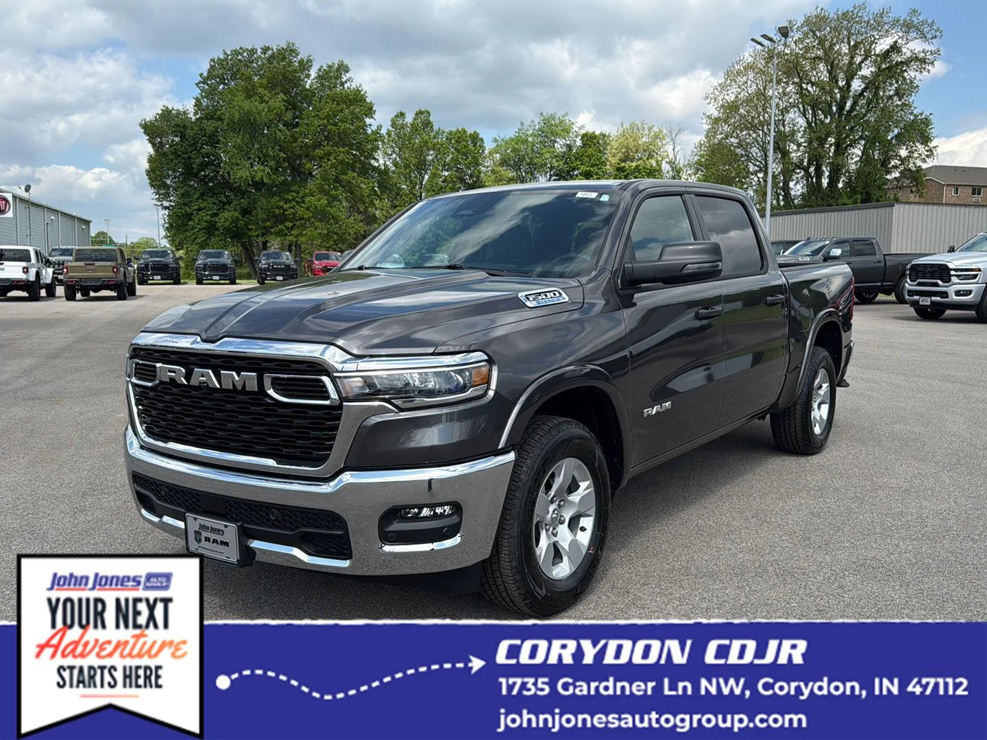 New 2026 Granite Crystal Metallic Clearcoat Ram Big Horn image 1