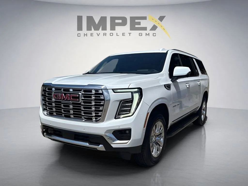 Glacier White Tricoat 2026 GMC Yukon XL Denali 4WD SUV / Crossover Four-Wheel Drive