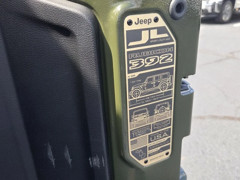 Used 2021 Green Clearcoat JEEP UNLIMITED RUBICON 392 image 12