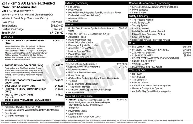 Used 2019 Billet Silver Metallic Clearcoat Ram Laramie image 20