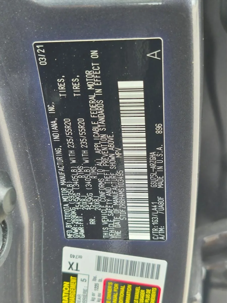 Used 2021 Magnetic Gray Metallic Toyota Platinum image 15