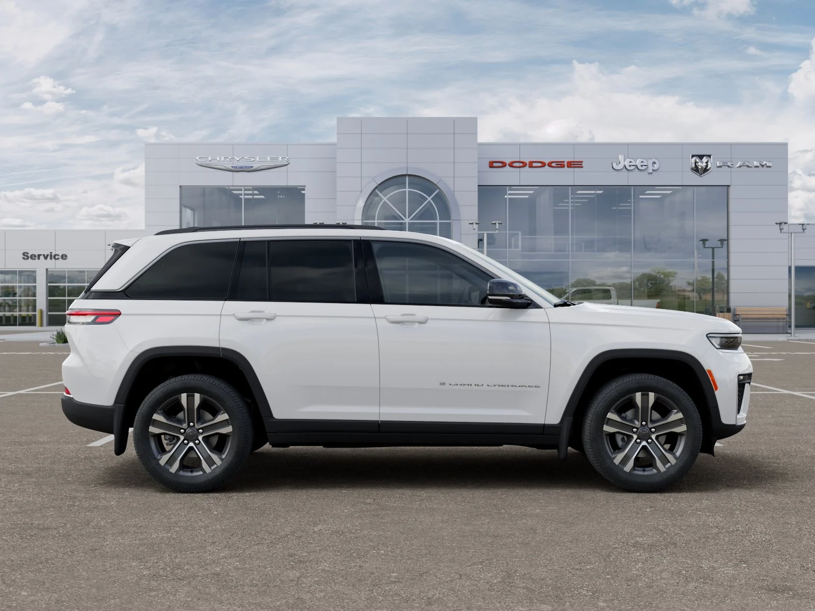 New 2027 Bright White Clear-Coat Paint Jeep Limited image 48