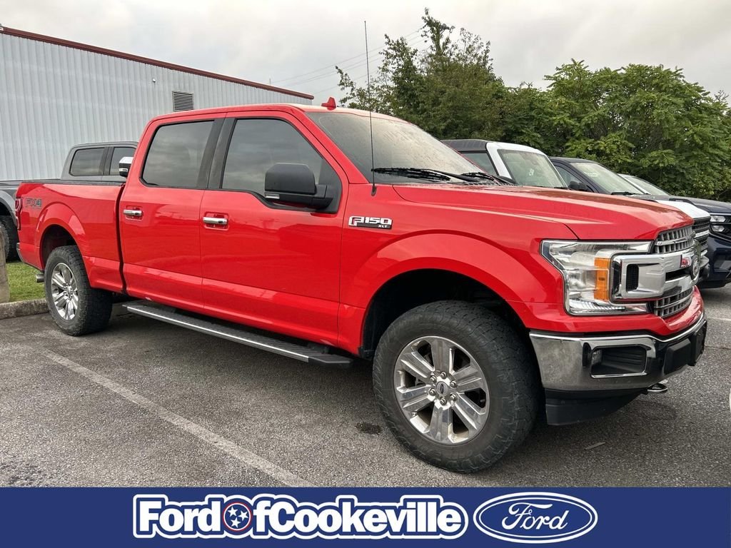 Used 2018 Race Red Ford XLT image 2