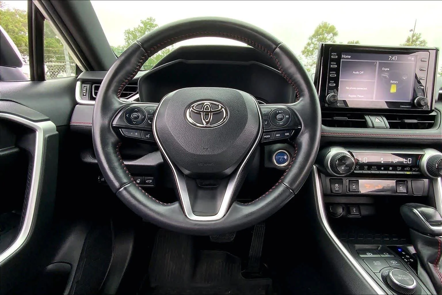 Used 2021 Super White Toyota SE image 6