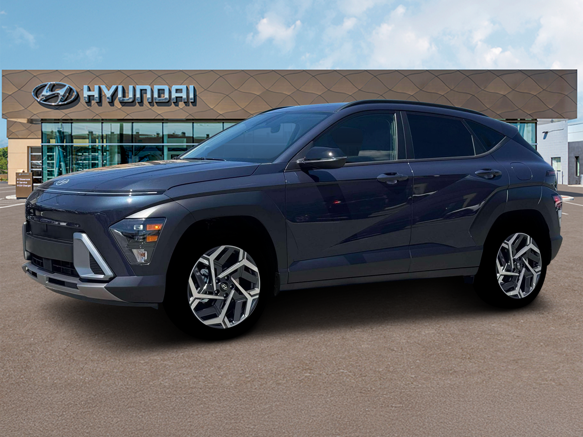 New 2026 Denim Blue Pearl Hyundai SEL Premium AWD image 2