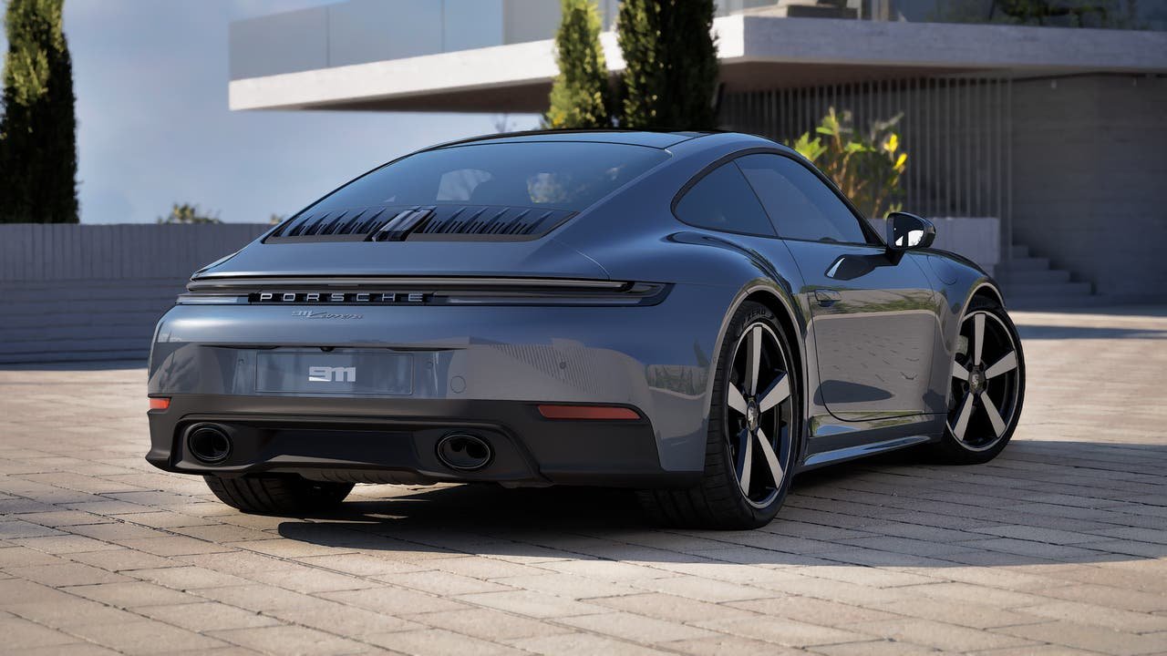 New 2026 Vanadium Grey Metallic Porsche Carrera image 9