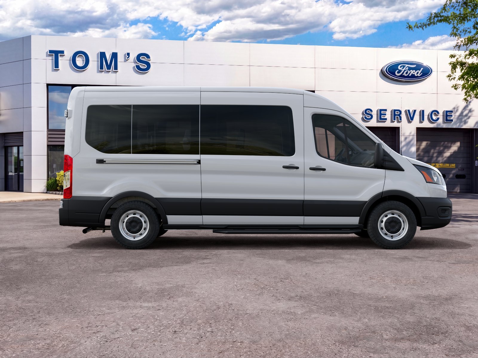 New 2027 Oxford White Ford Passenger Van XL image 5