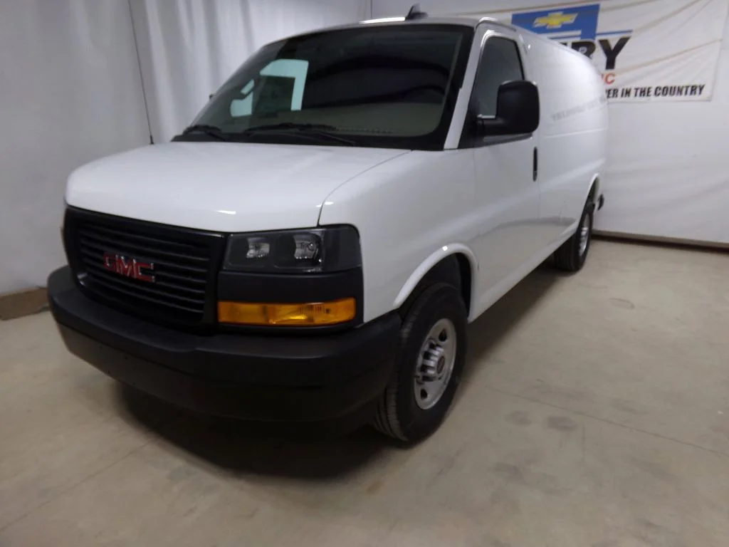 New 2025 Summit White GMC Work Van image 3