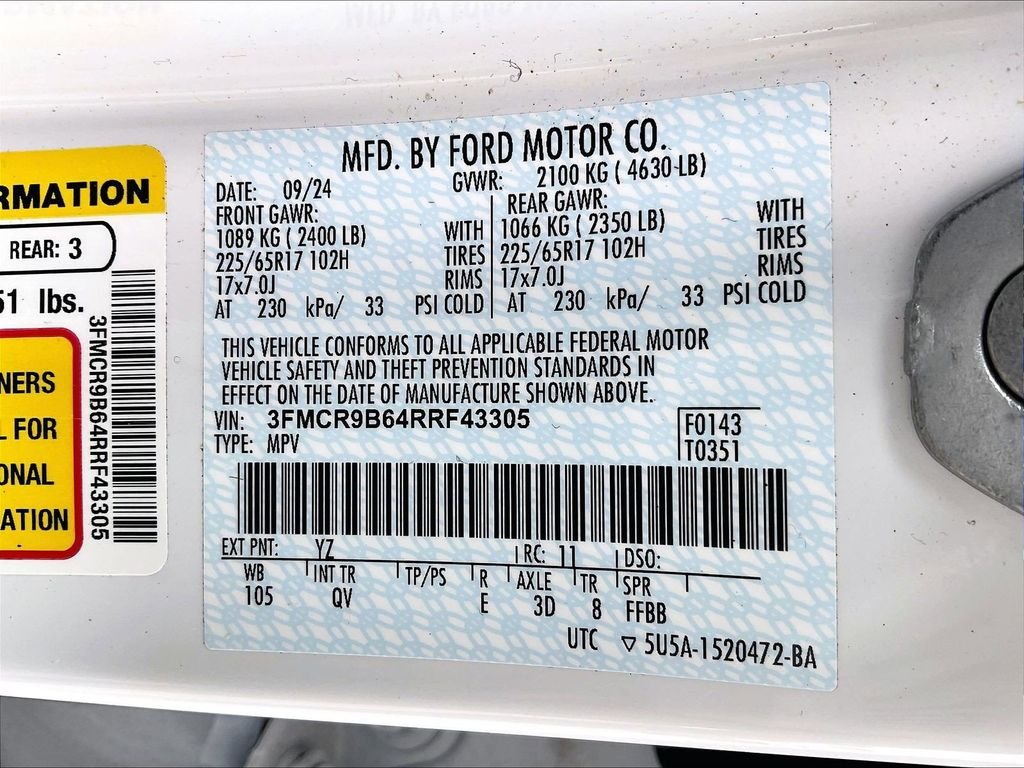 Used 2024 White Ford Big Bend image 31