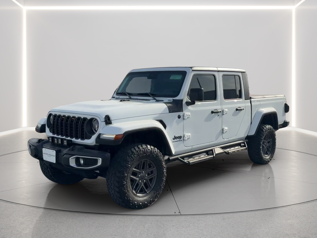 Used 2024 Bright White Clearcoat Jeep Sport S image 1