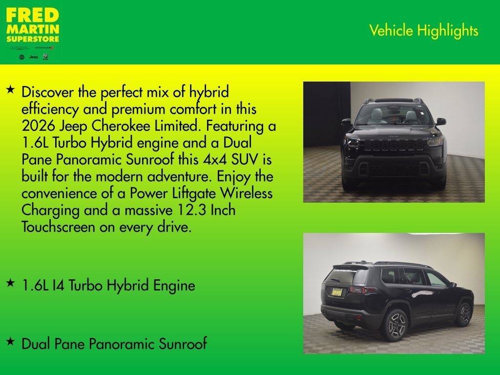 New 2026 Diamond Black Crystal Pearl-Coat Exterior Paint Jeep Limited image 8