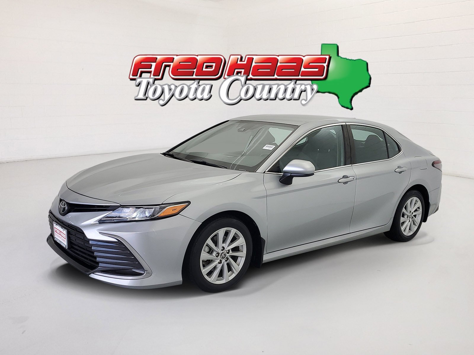 Used 2022 Celestial Silver Metallic Toyota LE image 1
