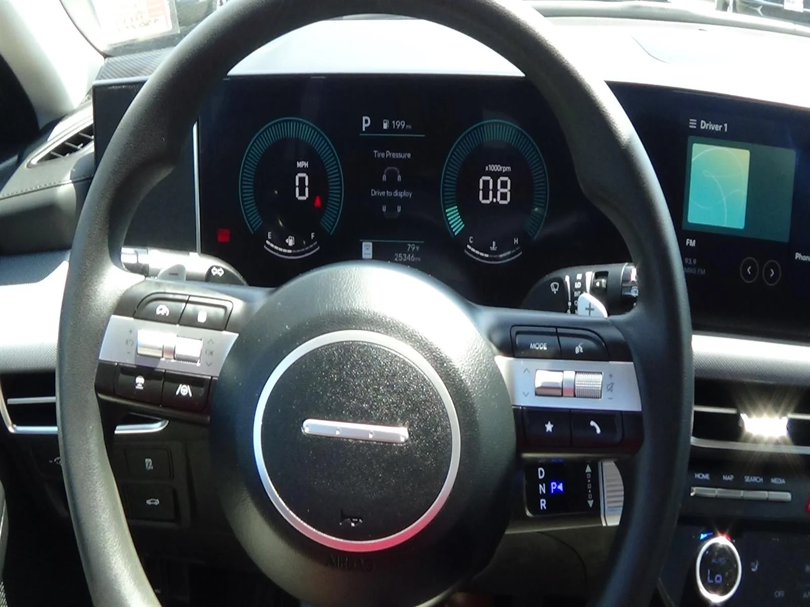 Used 2025 Carbon Blue Pearl (xb9) Hyundai SEL image 19