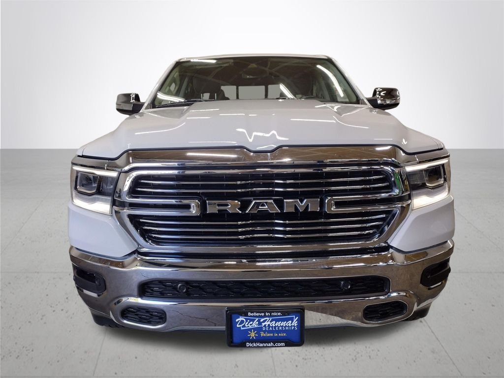 Used 2022 Bright White Clearcoat Ram Laramie image 3
