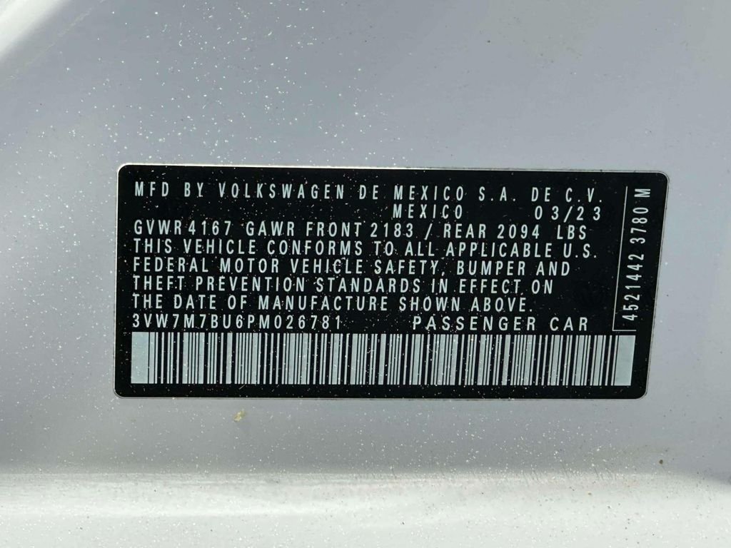 Certified Used 2023 White Volkswagen 1.5T SE image 18