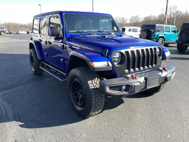 Used 2020 Ocean Blue Metallic Clearcoat Jeep Rubicon image 10