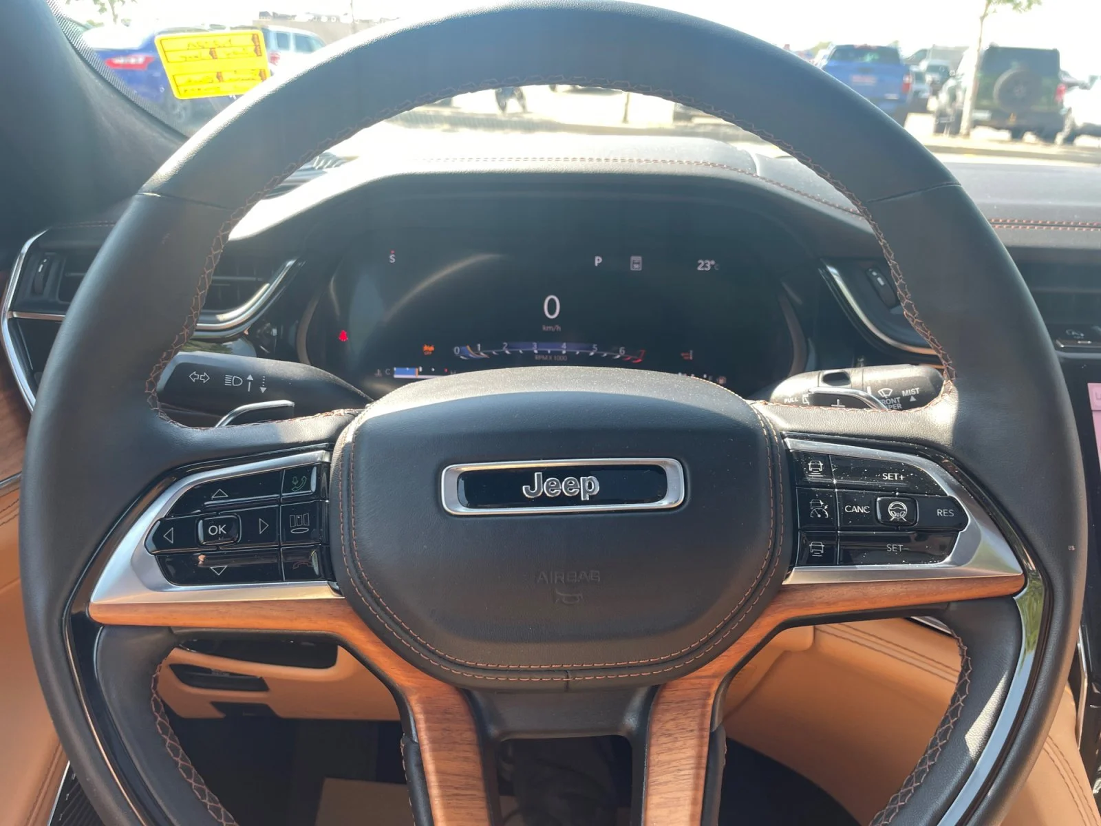 Used 2024 Diamond Black Crystal Pearl Jeep SUMMIT image 22