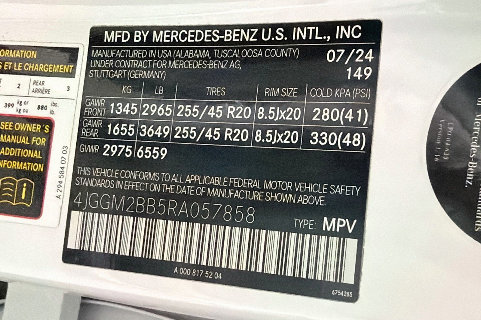 Certified Used 2024 Polar White Mercedes-Benz 350+ image 25