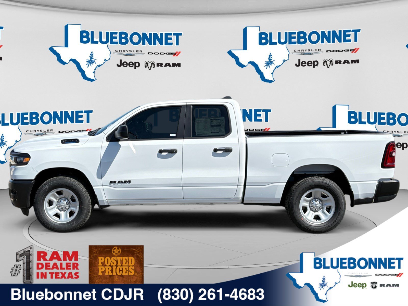 New 2026 Bright White Clear-Coat Exterior Paint RAM Tradesman image 8