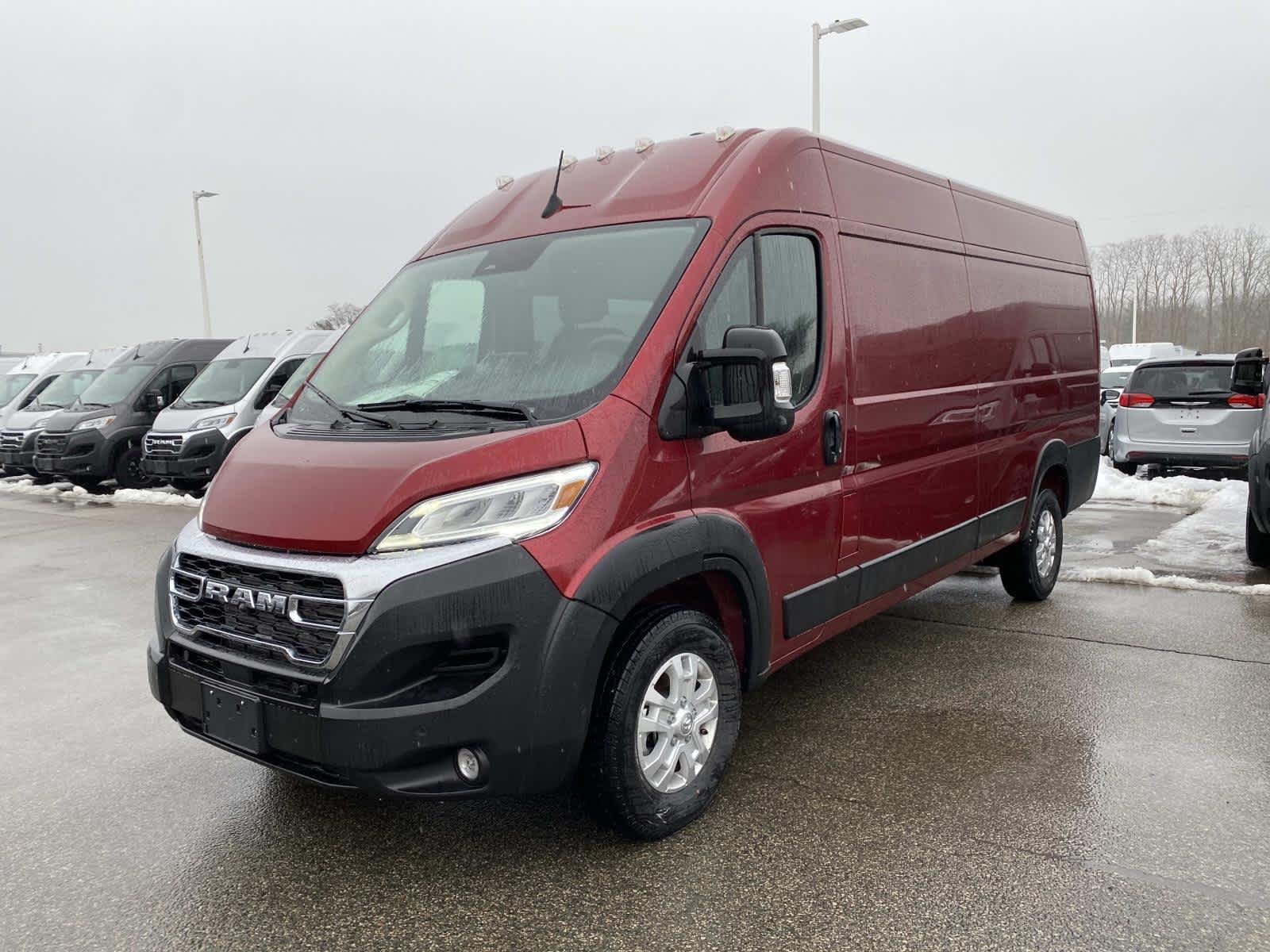 Used 2025 Deep Cherry Red Crystal Pearlcoat Ram SLT+ image 8