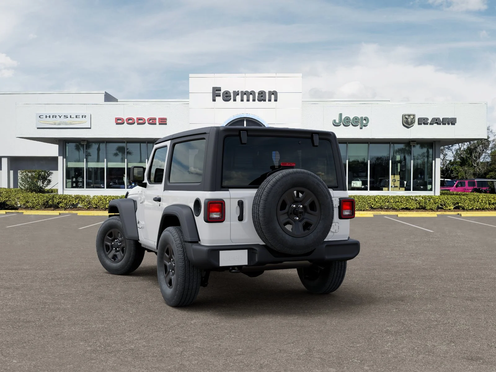 New 2026 Bright White Clear-Coat Exterior Paint Jeep Sport image 36