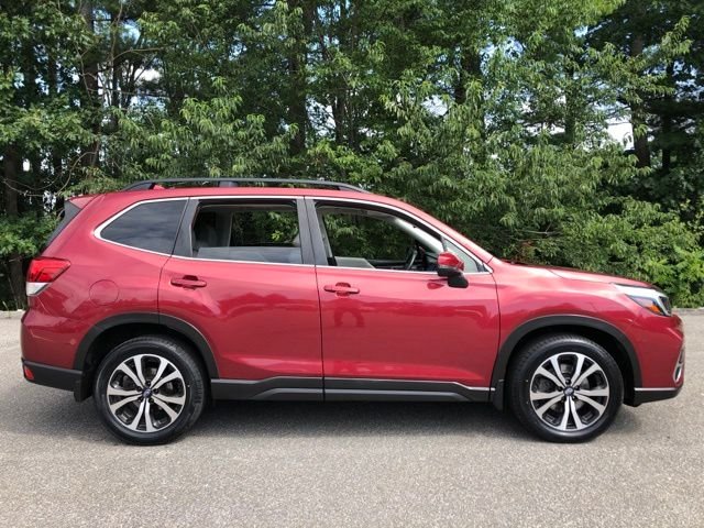 Used 2021 Crimson Red Pearl Subaru Limited image 3