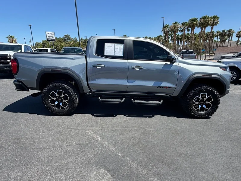 Used 2023 Sterling Metallic GMC AT4X image 2