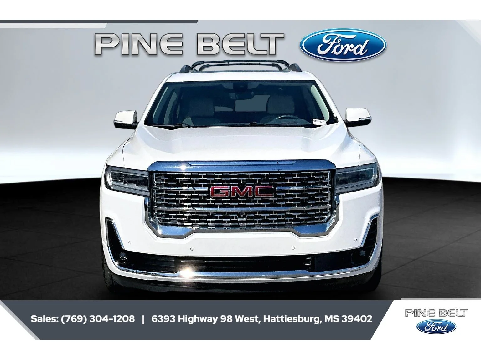 Certified Used 2021 White Frost Tricoat GMC Denali image 3