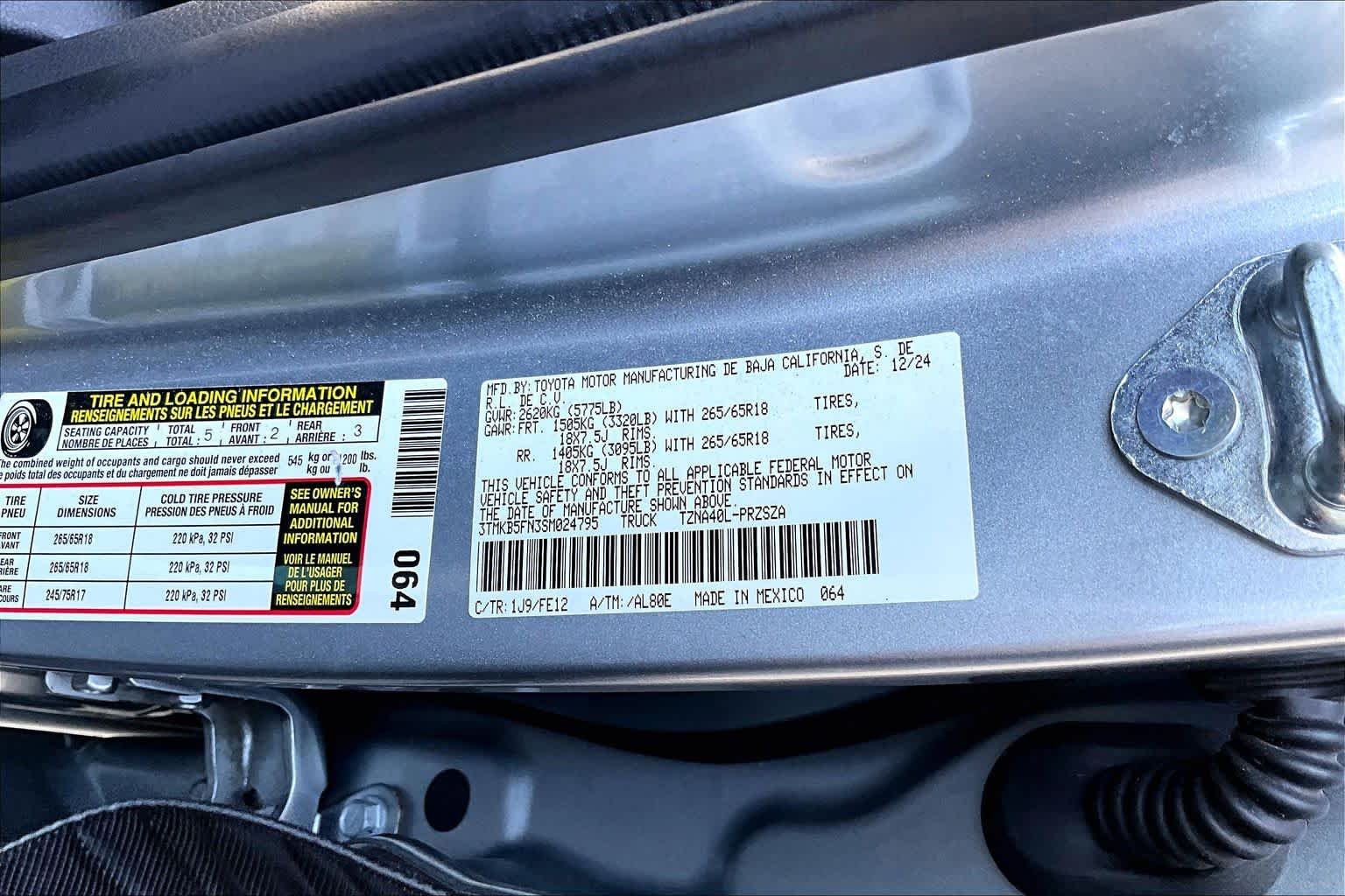 Used 2025 Celestial Silver Metallic Toyota TRD Sport image 34
