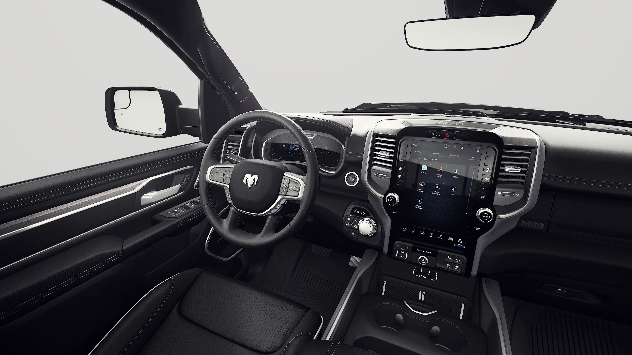 New 2027 Diamond Black Crystal Pearl-Coat Exterior Paint RAM Laramie image 20
