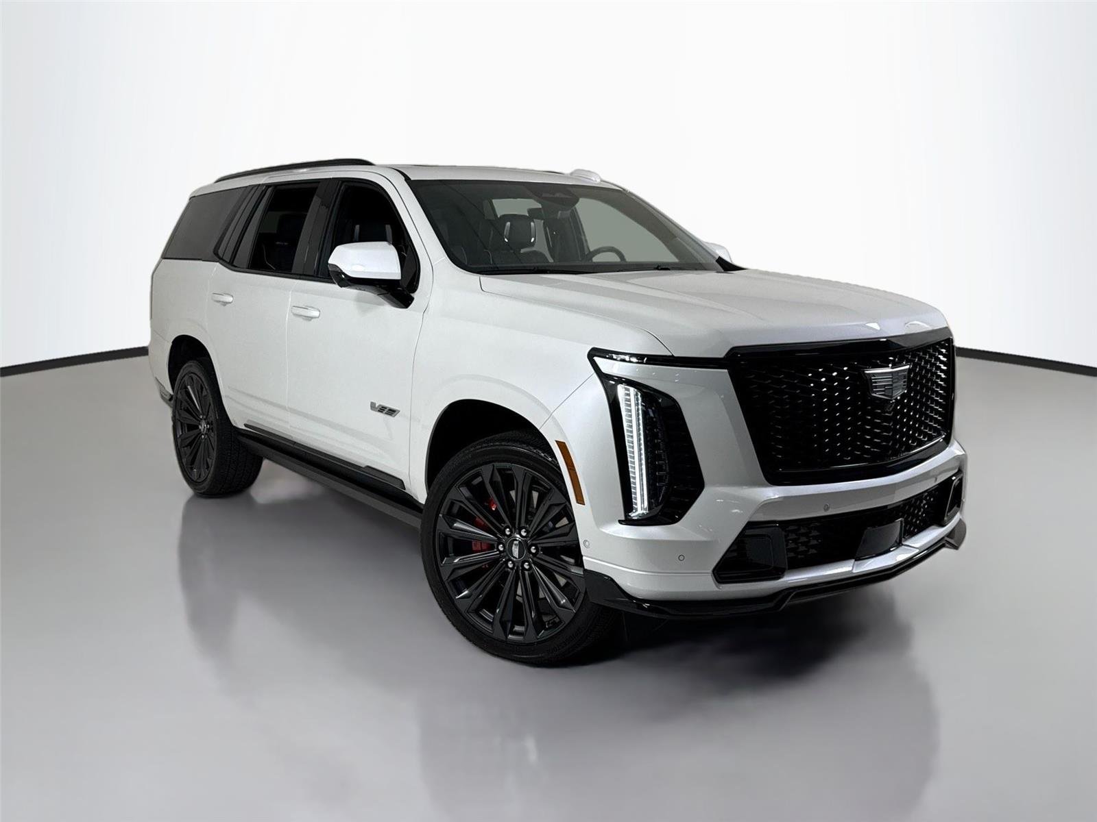 Used 2025 Crystal White Tricoat Cadillac AWD V-Series | Rear TVs | Super Cruise image 42