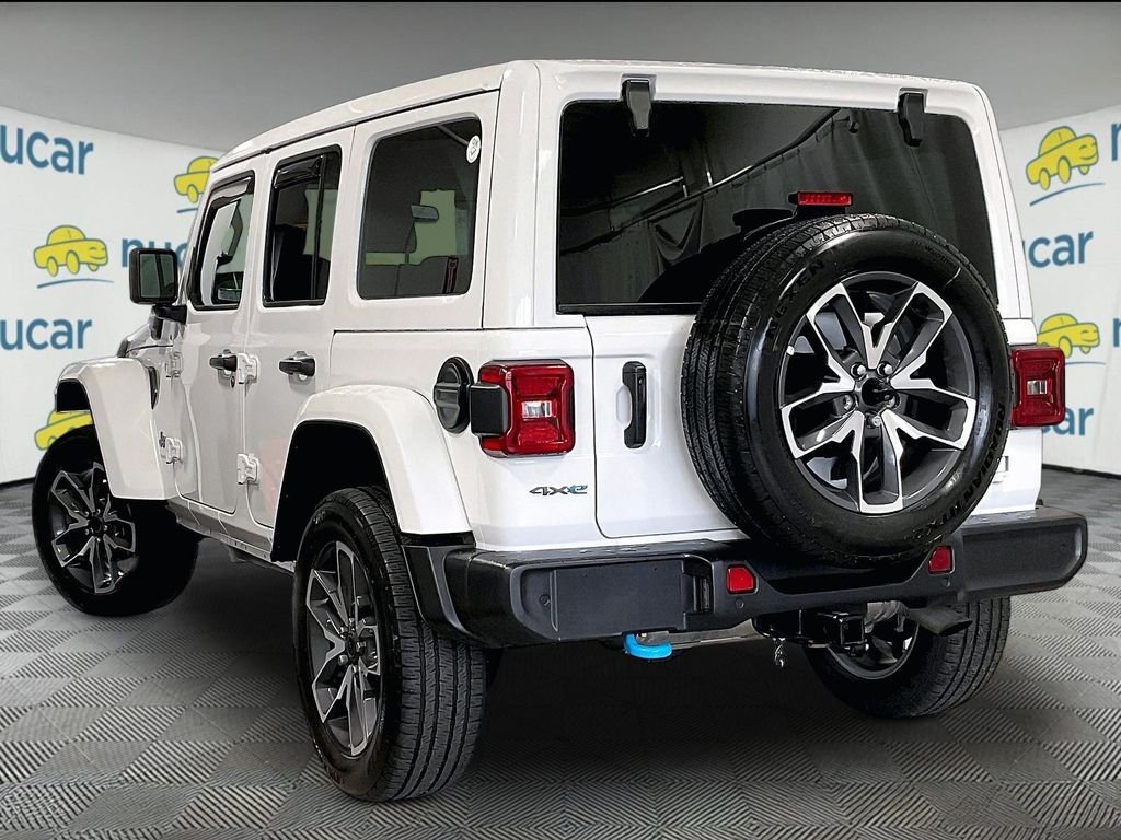 Used 2024 White Jeep Sport S 4xe image 4