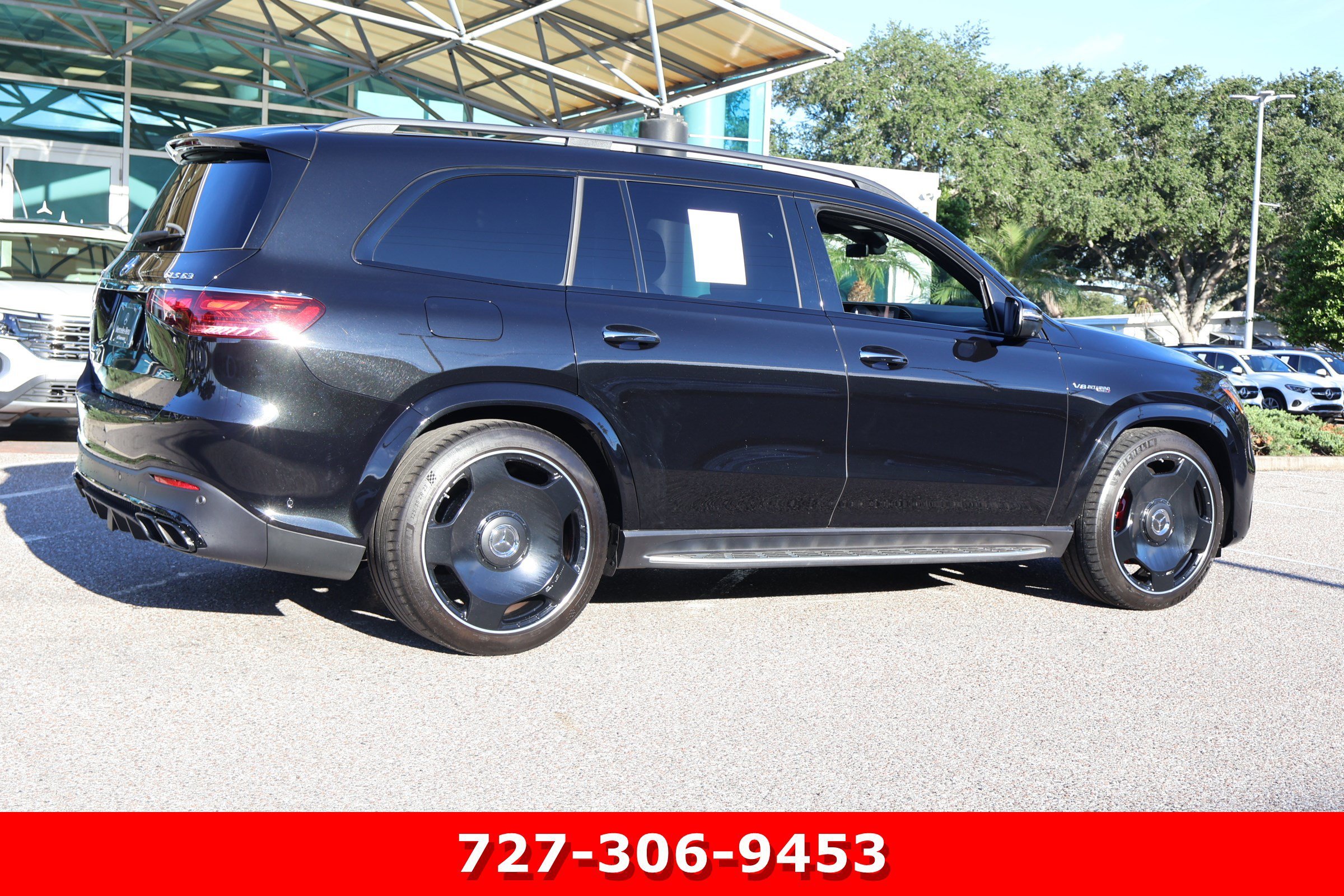 Certified Used 2024 Obsidian Black Metallic Mercedes-Benz AMG® GLS 63 image 11